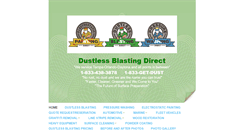 Desktop Screenshot of dustlessblastingdirect.com